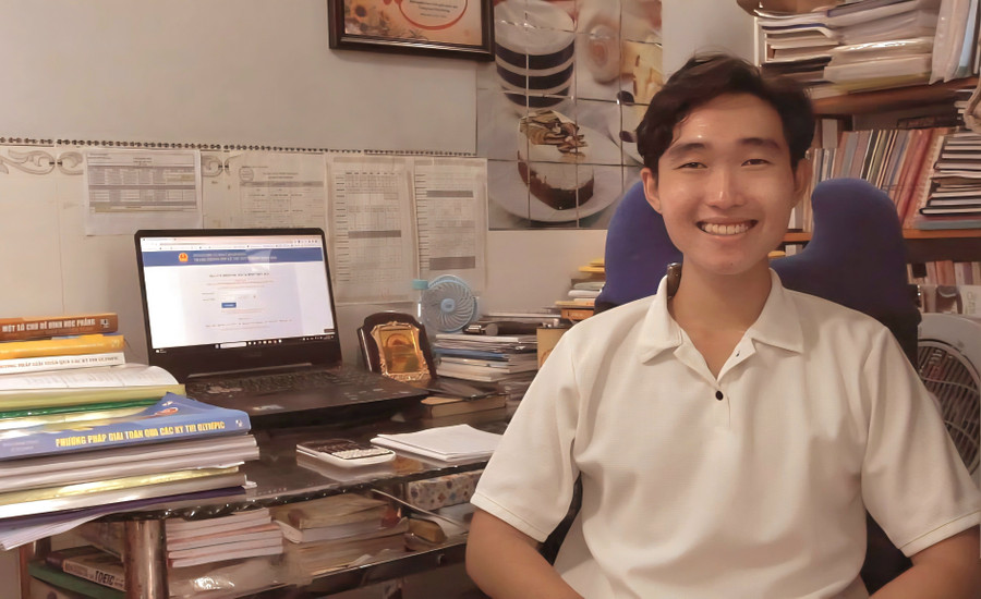 Nam sinh Phan Thành Sang đạt điểm cao nhất tỉnh Tổ hợp môn KHTH với 53,45 điểm MM88 đăng nhập MM88dangnhap nhà cái World Cup 2026 THPT năm 2023. Ảnh: NTCC. 7sang.jpg
