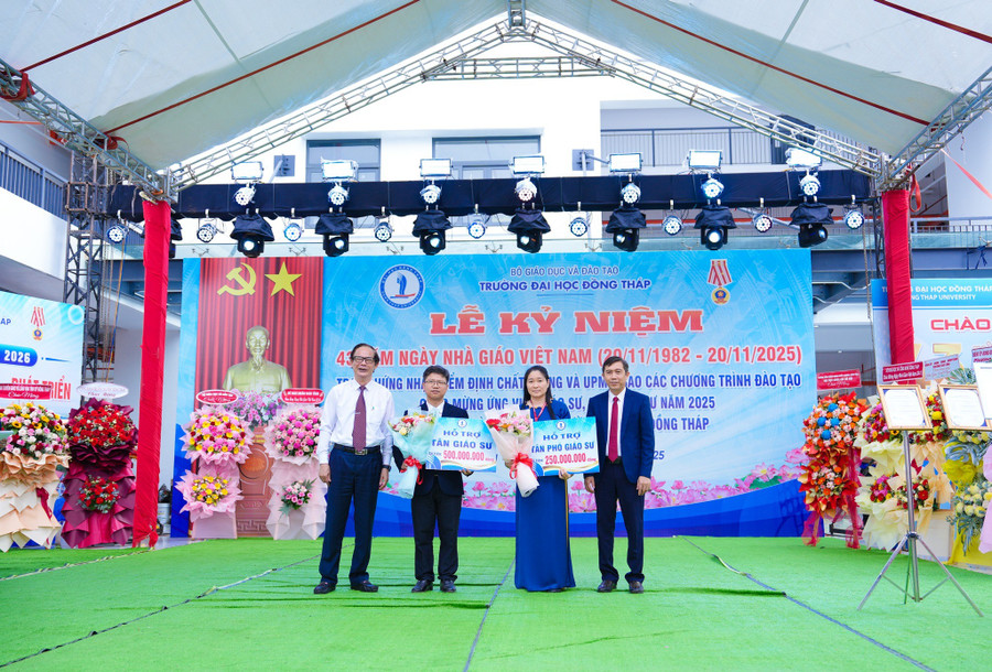 MM88b nhà cái khen thưởng cho các nhà giáo được công nhận Giáo sư, Phó Giáo sư. dhdt-2.jpg