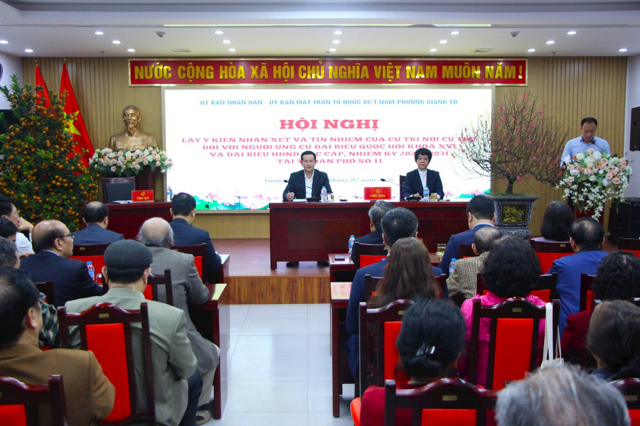 Quang cảnh hội nghị. Ảnh: MH giang-vo10.jpg