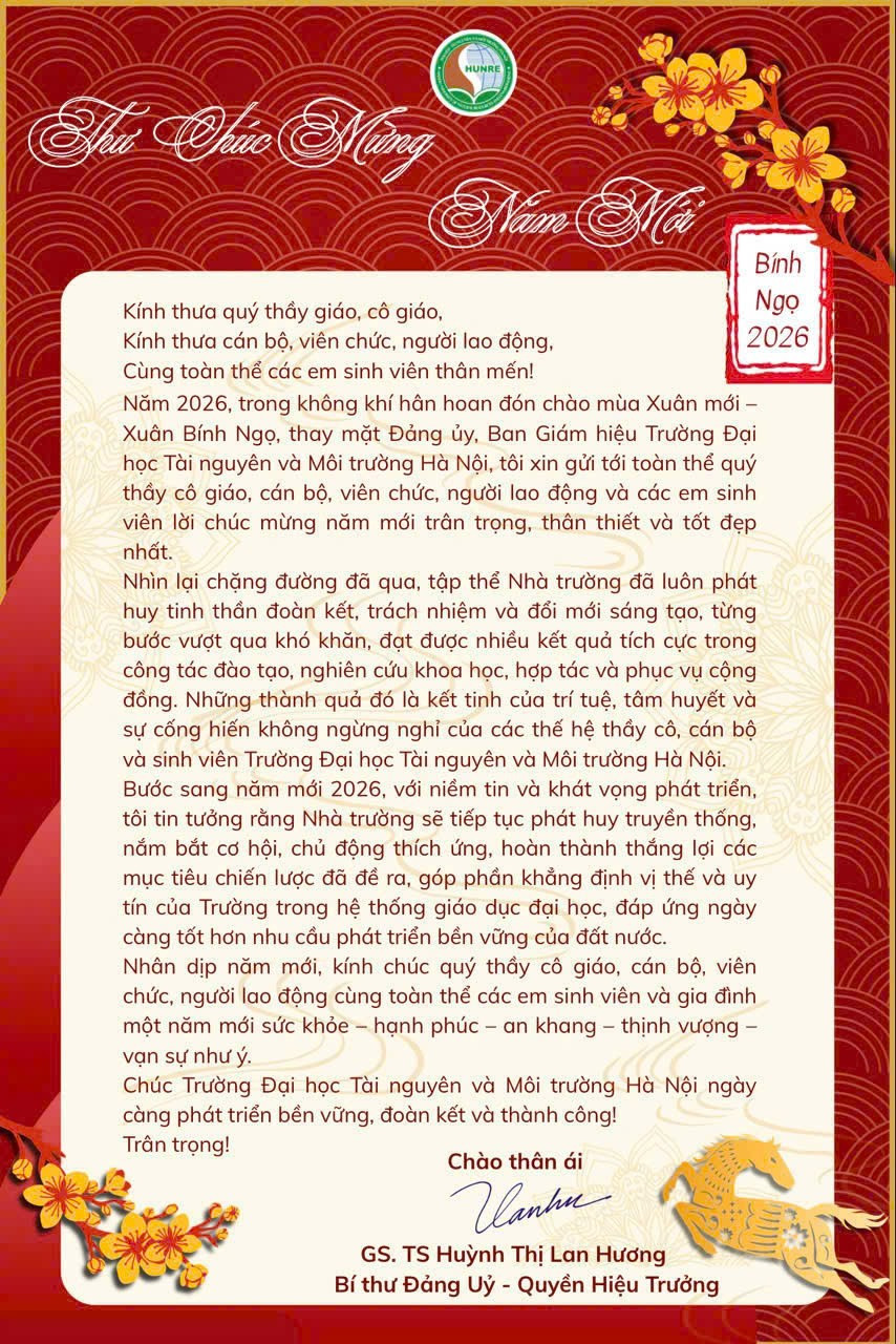 Thư chúc mừng năm mới của Quyền Hiệu trưởng Trường MM888 bảo mật tuyệt đối Tài Nguyên và Môi trường Hà Nội. z7534307231580-972da457373781ca620b46d0023bb0b1.jpg