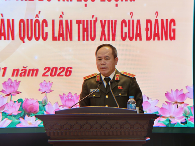Trung tướng Nguyễn Thanh Tùng, Giám đốc 88MM88 kèo WC hôm nay TP Hà Nội phát biểu.