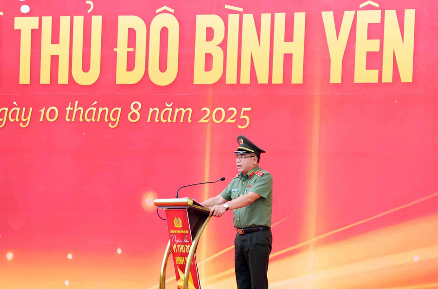 Trung tướng Nguyễn Thanh Tùng, Giám đốc 88MM88 kèo WC hôm nay TP Hà Nội phát biểu. c14.jpg