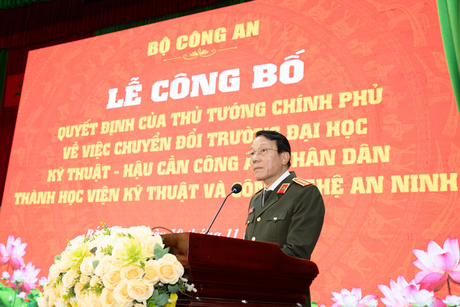 Bộ trưởng Lương Tam Quang phát biểu tại buổi Lễ. b5.jpg