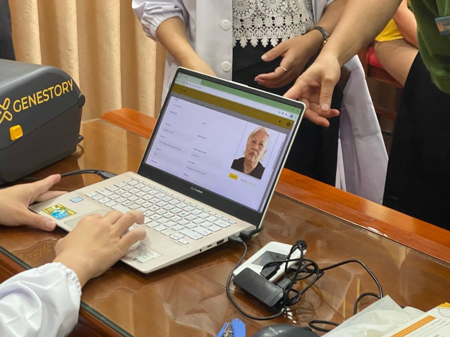 Thông tin về ADN của Bà mẹ Việt Nam Anh hùng Nguyễn Thị Lộc được lưu lại phục vụ công tác tìm kiếm liệt sĩ sau này. A 1.jpg