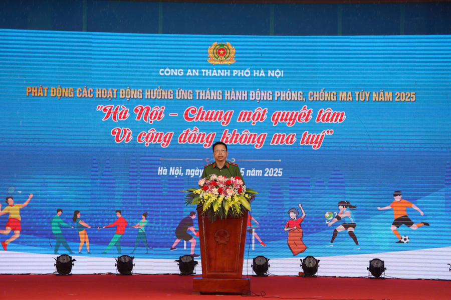 Thiếu tướng Nguyễn Hồng Ky - Phó Giám đốc 88MM88 kèo WC hôm nay TP Hà Nội phát biểu. a-1.jpg