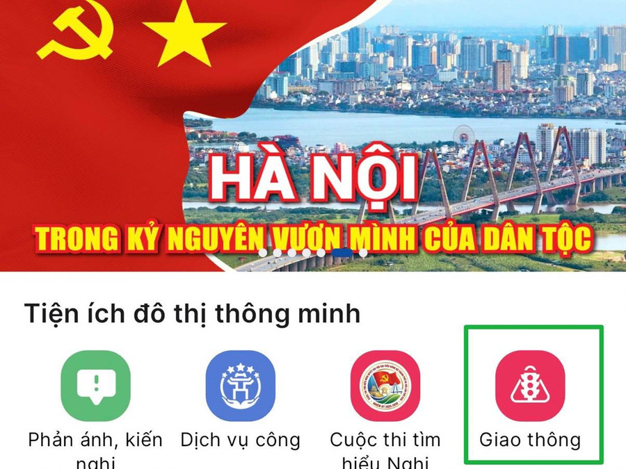 Công dân vào mục Giao thông - Thông báo phạt nguội trên ứng dụng iHanoi để kiểm tra thông tin. a-4.jpg