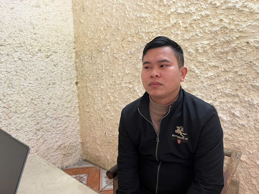 Nguyễn Thế Anh giữ vai trò quản lý, điều hành toàn bộ hoạt động của ổ nhóm lừa đảo. (Ảnh: CACC). 4.jpg