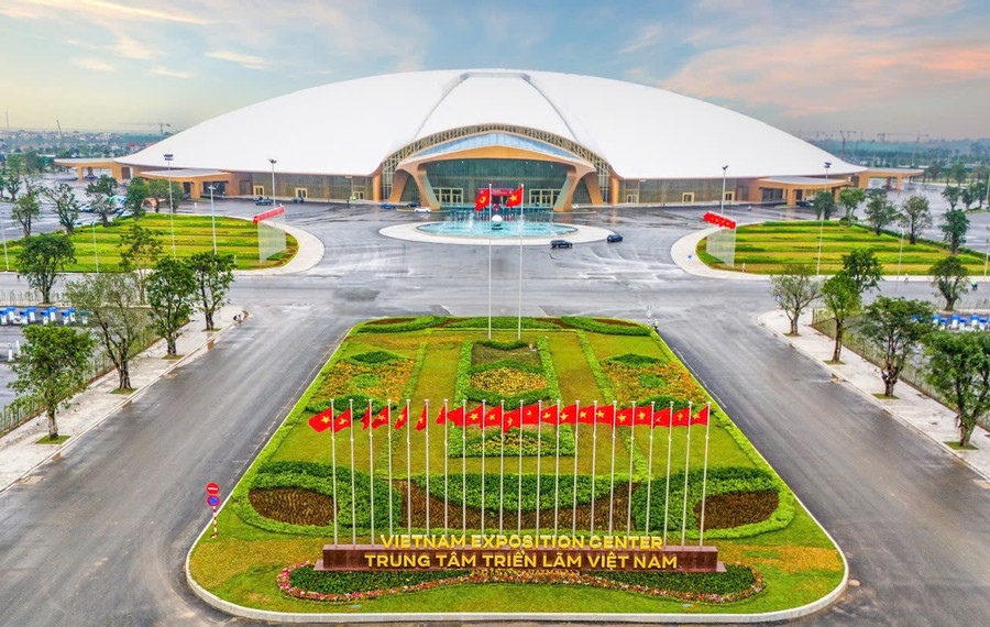 Trung tâm Triển lãm Quốc gia - nơi diễn ra nhiều sự kiện xung quanh ‘Triển lãm thành tựu Đất nước’.