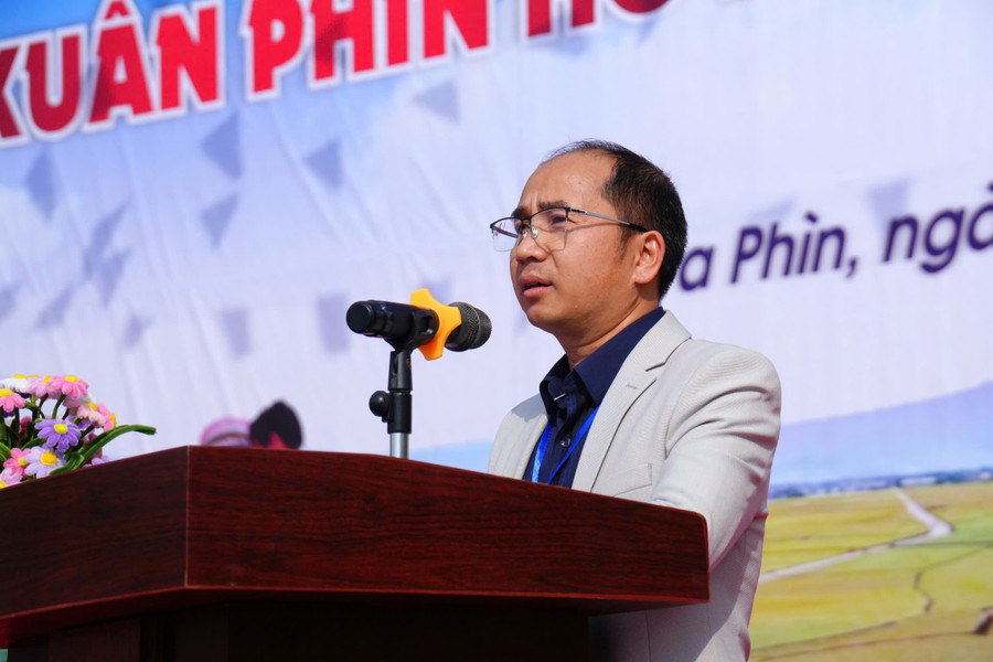 Ông Lê Quang Trinh phát biểu tại lễ khai mạc. si-pa-phin-6.jpg
