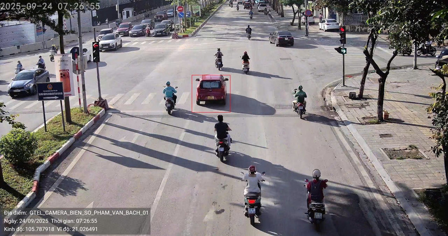 Nhiều người vi phạm giao thông được Camera AI ghi lại. Ảnh: Cục CSGT