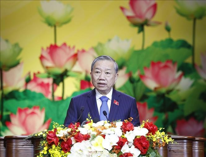 Tổng Bí thư Tô Lâm phát biểu. Ảnh: Thống Nhất/TTXVN Tổng Bí thư Tô Lâm phát biểu. Ảnh: Thống Nhất/TTXVN