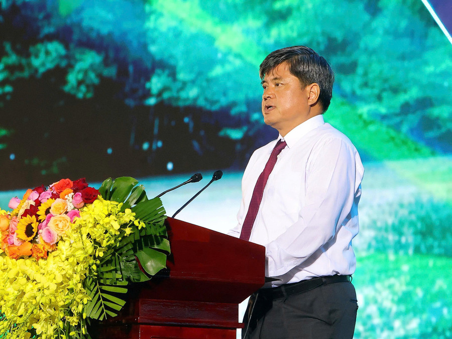 Ông Trần Thanh Nam, Thứ trưởng Bộ Nông nghiệp và Môi Trường phát biểu tại Ngày hội. gen-h-cua-cm-5.jpg