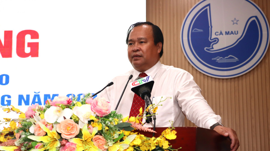 Ông Nguyễn Minh Luân, Phó Chủ tịch UBND tỉnh Cà Mau phát biểu chúc mừng Đăng nhập vào MM886 Việt Nam đạt thành tích cao. tuyen-duong-13.jpg