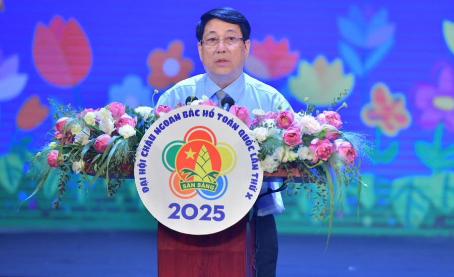 Chủ tịch nước Lương Cường phát biểu căn dặn thiếu nhi. dsc-4615-1747287137.jpg