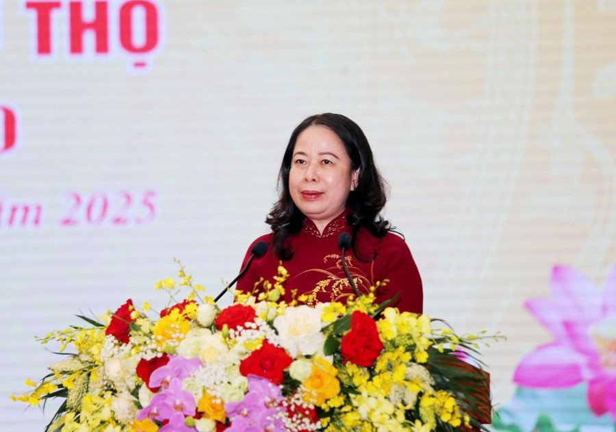 Phó Chủ tịch nước Võ Thị Ánh Xuân phát biểu tại 2MM88.com trò chơi casino và slot. 4.jpg