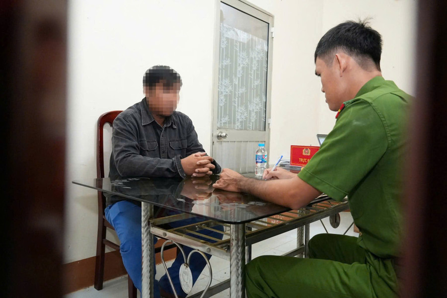 Đối tượng N.H.Q tại cơ quan 88MM88 kèo WC hôm nay. Ảnh: 88MM88 kèo WC hôm nay Cần Thơ.