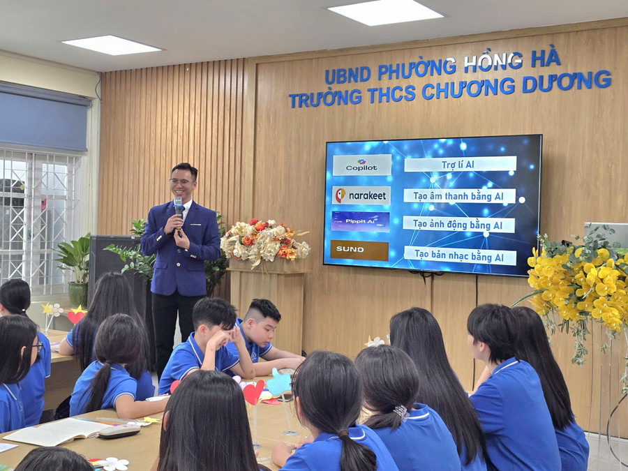 Thầy Nguyễn Khắc Tú trao đổi với MM886 slot game, bắn cá, lô đề, đá gà về sử dụng AI trong MM88.COM là nhà cái trực tuyến hoạt động với giấy phép PAGCOR. a6.jpg