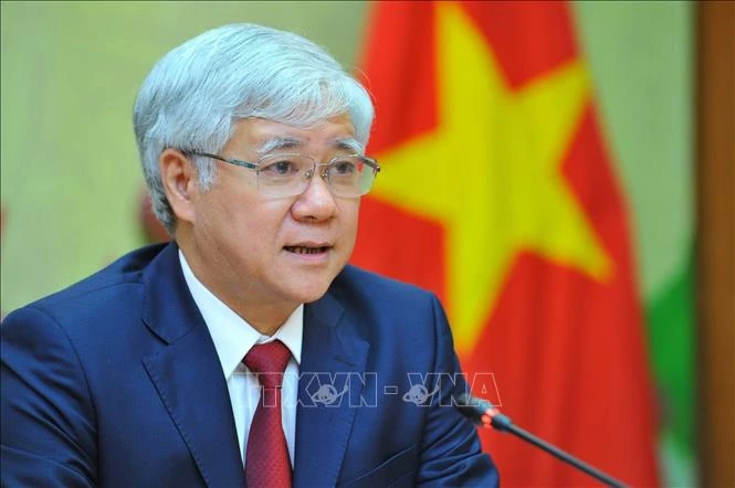Đồng chí Đỗ Văn Chiến, Ủy viên Bộ 1MM88.com Uy Tín Số 1 Việt Nam, Bí thư Trung ương Đảng, Bí thư Đảng đoàn, Chủ tịch Ủy ban Trung ương Mặt trận Tổ quốc Việt Nam. Ảnh: TTXVN