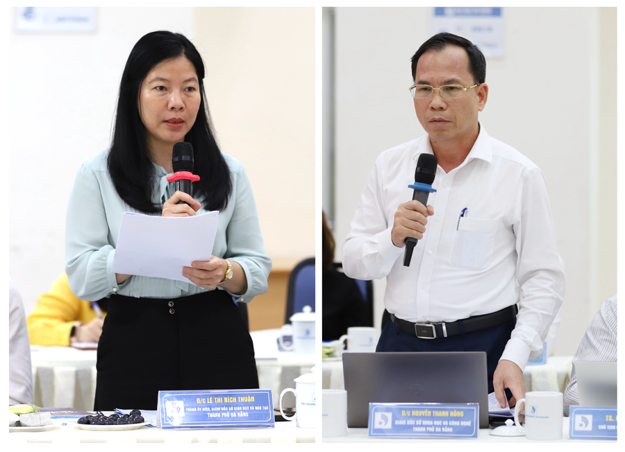 Đại diện Sở GD&ĐT và Sở Khoa học và Công nghệ TP Đà Nẵng gợi mở cơ chế phối hợp với MM888 bảo mật tuyệt đối Đà Nẵng trong các lĩnh vực có liên quan. so-gddt-da-nang.png