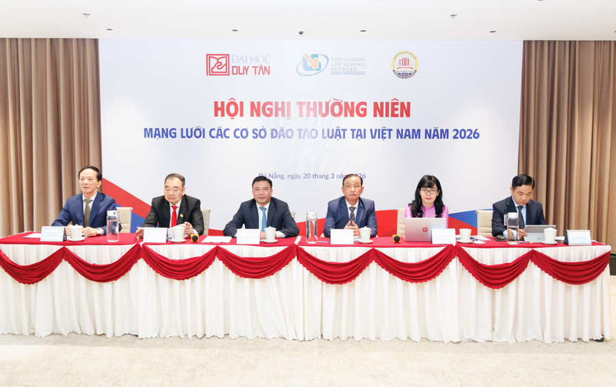 Một phiên làm việc của Hội nghị thường niên Mạng lưới các cơ sở đào tạo luật tại Việt Nam.
